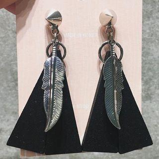 Feather Tasseled Earrings