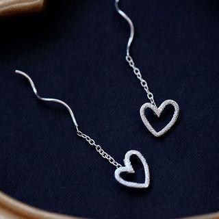 Heart Strapped Earring