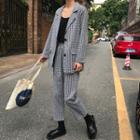 Single-breasted Blazer / Cropped Pants