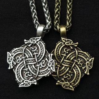 Alloy Wolf Pendant Necklace