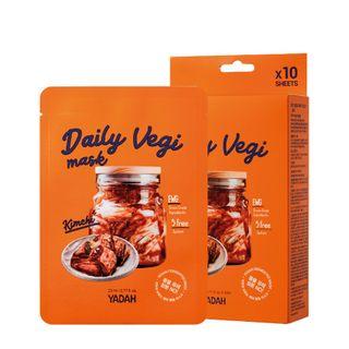 Yadah - Daily Vegi Mask Set - 3 Types Kimchi