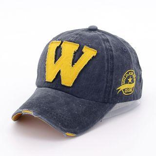 W Letter Denim Cap