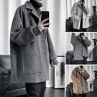 Button-up Twill Coat