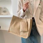Linen Tote Bag Khaki - One Size