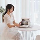 Set: Lace Dress + Long Camisole Top