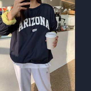 Arizona Fleece-lined Sweatshirt Navy Blue - One Size