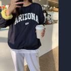 Arizona Fleece-lined Sweatshirt Navy Blue - One Size