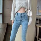 High Waist Skinny Jeans / Sweater