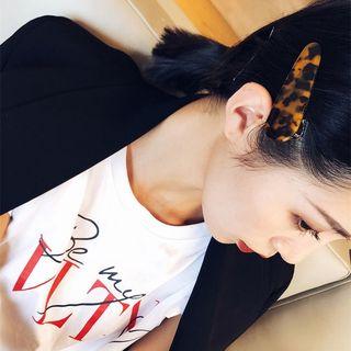 Leopard Print Hair Clip As Shown In Figure - One Size