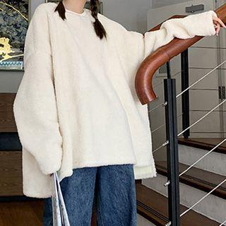 Fleece Slit Pullover
