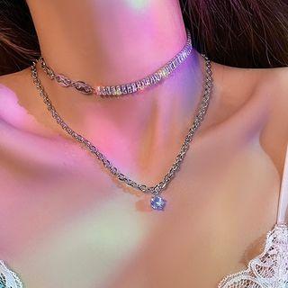 Rhinestone Necklace / Set