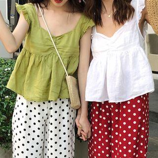 Sleeveless A-line Blouse