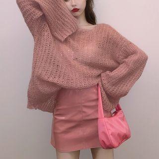 Knit Top / Mini Skirt / Set