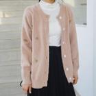 Embroidered Heart Cardigan