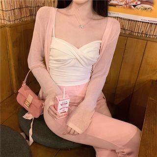 Light Cardigan / Camisole Top / Pants