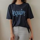Letter Texture-patched T-shirt