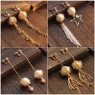 Wedding Embellished Faux Leather Dangle Earring (various Designs)