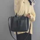 Pocket Crossbody Tote Bag