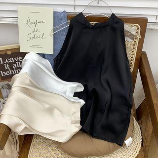 Plain Chiffon Oversize Tank Top