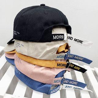Side Letter Embroidered Baseball Cap