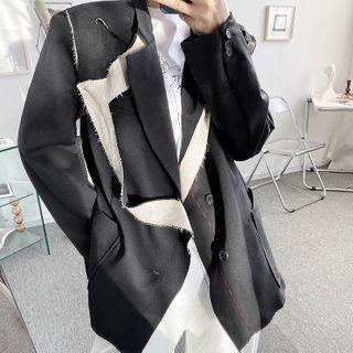Patch Stitch Oversize Blazer