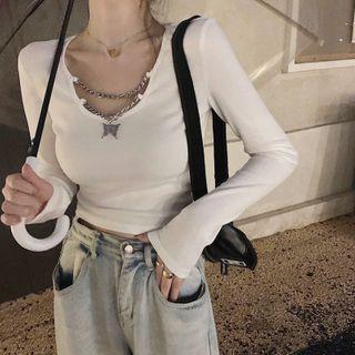 Chained Long-sleeve T-shirt