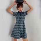 Argyle Mini Polo Dress