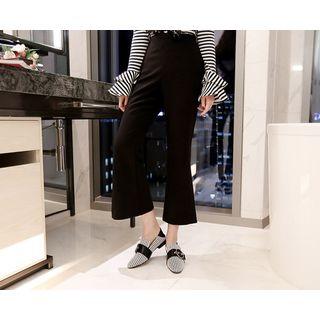 Detachable Frilled Suspender Pants