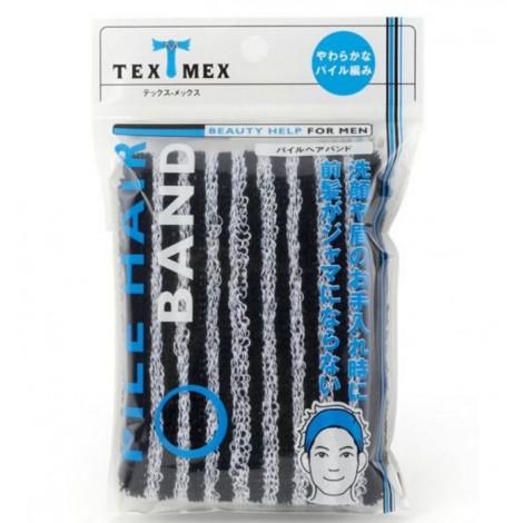 Tex-mex - Pile Hair Band (black Stripe) 1 Pc