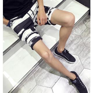 Printed Neoprene Shorts