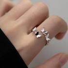 Butterfly Sterling Silver Open Ring S925silver Ring - Silver - One Size