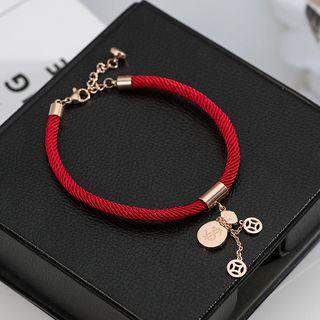 Coin String Bracelet As Shown In Figure - One Size