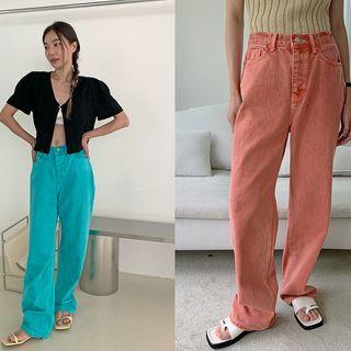 Pigment Straight-leg Pants