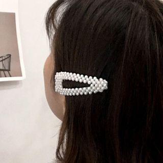 Faux Leather Hair Clip (various Designs)
