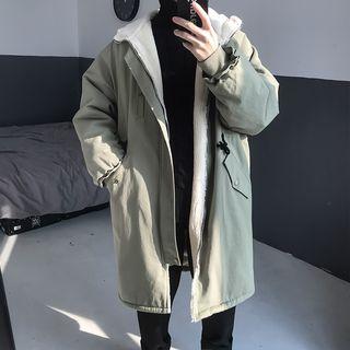 Fleece-lined Oversize Long Parka