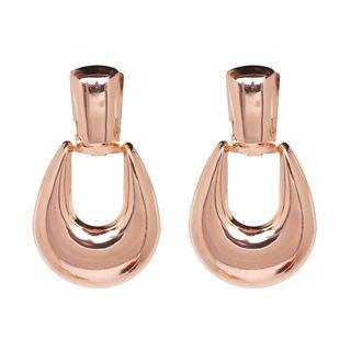 Alloy Polished Dangle Earring