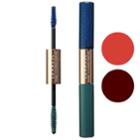 Kanebo - Lunasol Double Coloring Mascara (#ex02 Red Brown X Shining Coral) 1 Pc