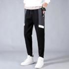 Color Block Jogger Straight-leg Pants