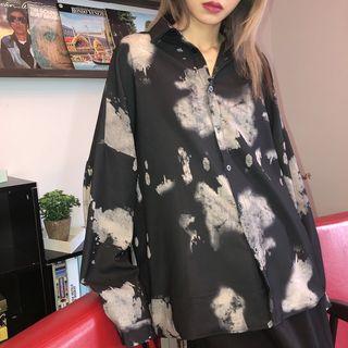 Couple Matching Long-sleeve Tie Dye Shirt