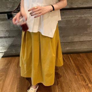 Cap-sleeve Peplum Blouse
