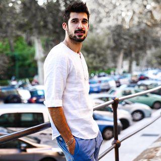 Plain 3/4 Sleeve Henley T-shirt