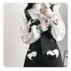 Suspender Mini Skirt / Overall Dress / Beret / Long-sleeve Top (various Designs)