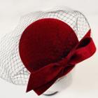 Wedding Bow Fascinator Hat With Veil