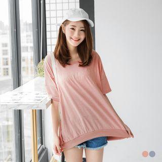 Graphic Embroidered Top