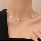 Asymmetrical Necklace Silver - One Size