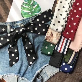 Polka Dot Sash Belt