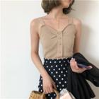 Faux Pearl Knit Camisole