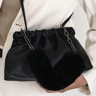 Fluffy Handle Mini Crossbody Bag