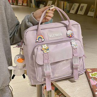 Pvc Panel Backpack / Charm / Set