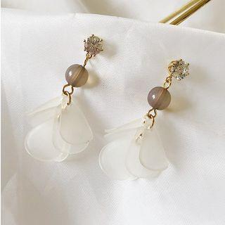 Flower Drop Earrings / Non-piercing Earrings